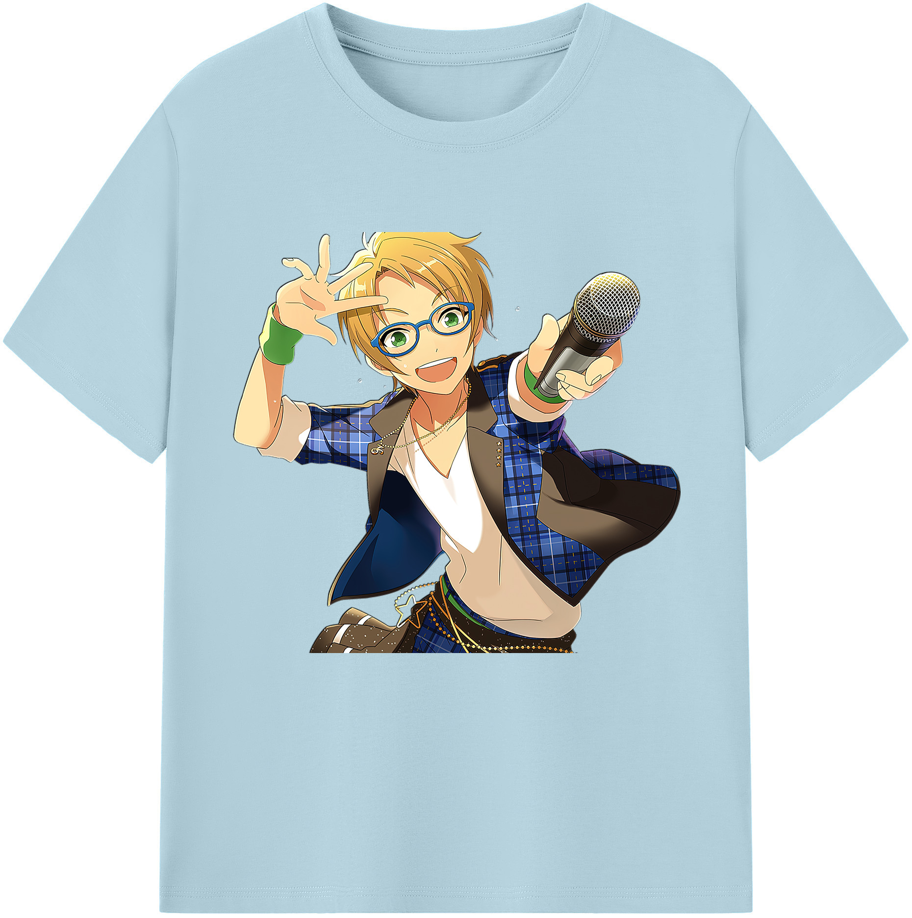 （画像用） あんさんぶるスターズ! Ensemble Stars 綿100％半袖Tシャツ（フロントプリント）